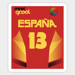 Marc Gasol Retro Spain Euro National Basketball Fan Art Magnet